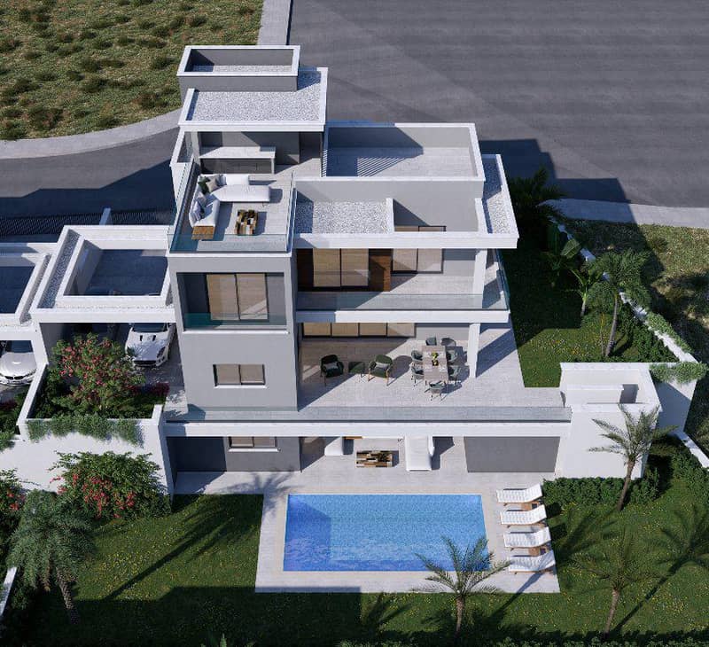 Modern high quality sea view villas in Agios Tychonas, Limassol, Cyprus — photo 17