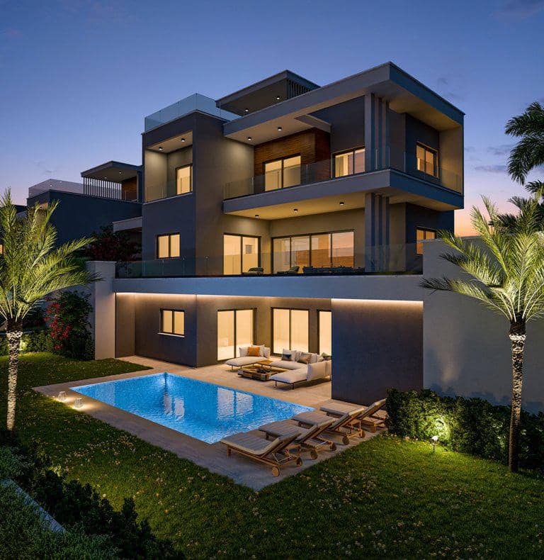 Modern high quality sea view villas in Agios Tychonas, Limassol, Cyprus — photo 19