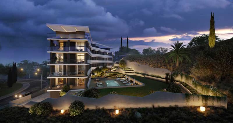 Apartments in a modern residence with a swimming pool and panoramic views in a picturesque area, Limassol, Cyprus — photo 19