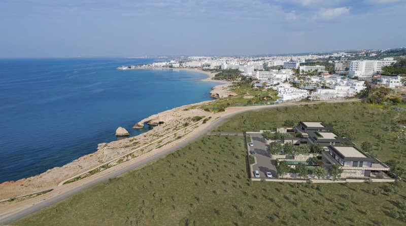 Элитные виллы с панорамным видом на первой линии у моря, Айя-Напа, Кипр — фото 10