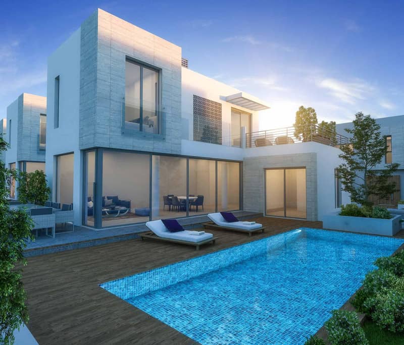 Gated residence with a swimming pool, a spa and a tennis court near the sea, Kapparis, Cyprus — photo 2