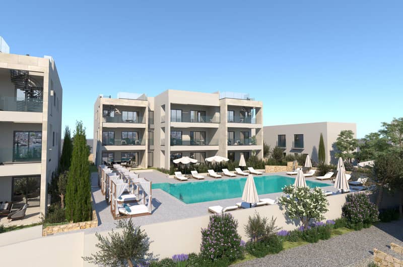 Gated residence with a swimming pool, a spa and green areas at 500 meters from the beach, Kapparis, Cyprus — photo 2