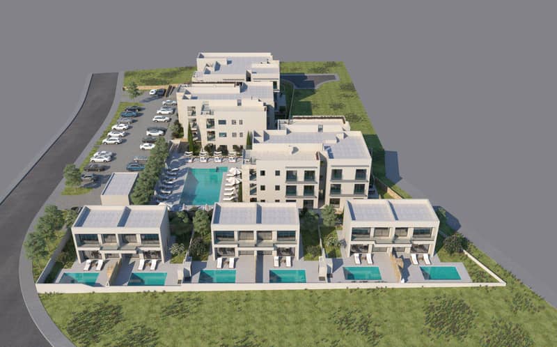 Gated residence with a swimming pool, a spa and green areas at 500 meters from the beach, Kapparis, Cyprus — photo 4
