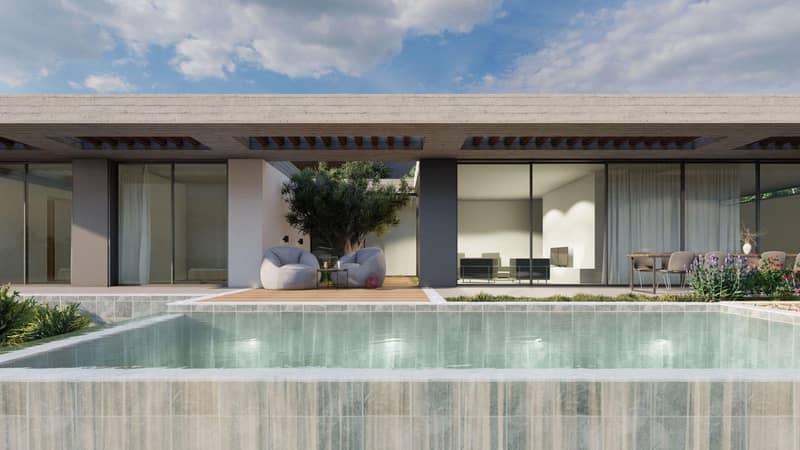 Modern premium cottage with a swimming pool in a prestigious area of Chloraka, Cyprus — photo 2