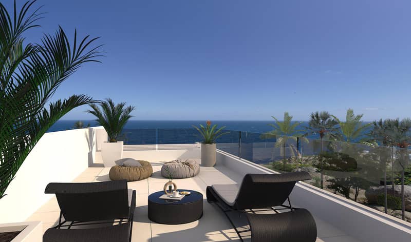 Luxury beachfront villas with swimming pools and roof-top gardens, Kissonerga, Cyprus — photo 19