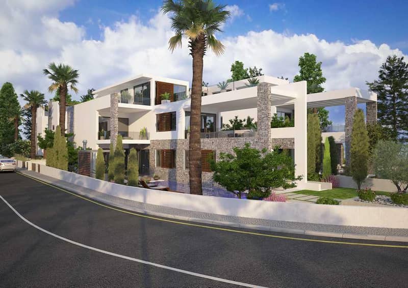 Luxury beachfront villas with swimming pools and roof-top gardens, Kissonerga, Cyprus — photo 26