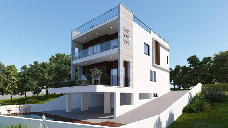 Luxury residence with a panoramic view near the beach, in the prestigious area of Yeroskipou, Paphos, Cyprus — photo 2