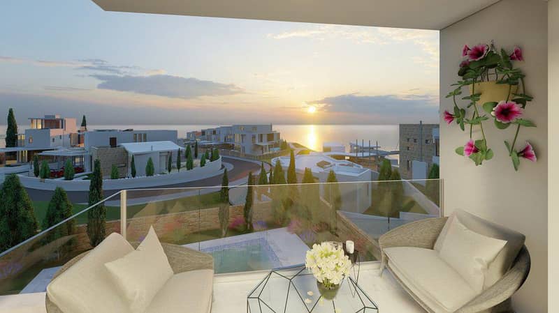 Современные виллы с бассейнами в 300 метрах от моря, Хлорака, Кипр — фото 10
