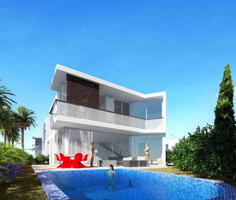 Gated beachfront complex of villas, Coral Bay, Cyprus — photo 15