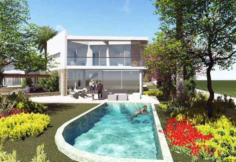 Gated beachfront complex of villas, Coral Bay, Cyprus — photo 3