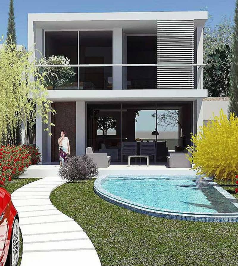 Gated beachfront complex of villas, Coral Bay, Cyprus — photo 14