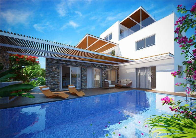 Complex of villas at 200 meters from the sea, Paphos, Cyprus — photo 3
