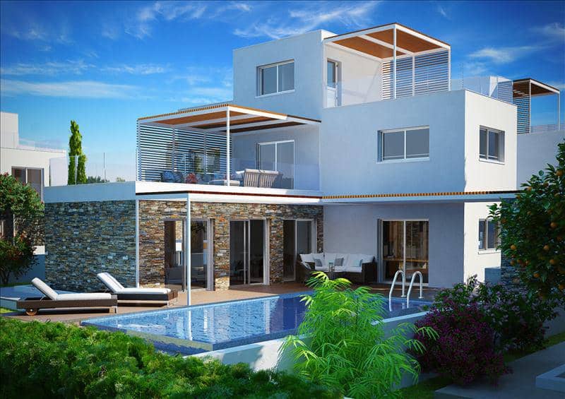 Complex of villas at 200 meters from the sea, Paphos, Cyprus — photo 2