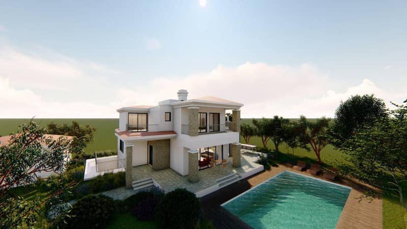 Spacious villa with a panoramic view at 500 meters from the sea, Peyia, Cyprus — photo 3