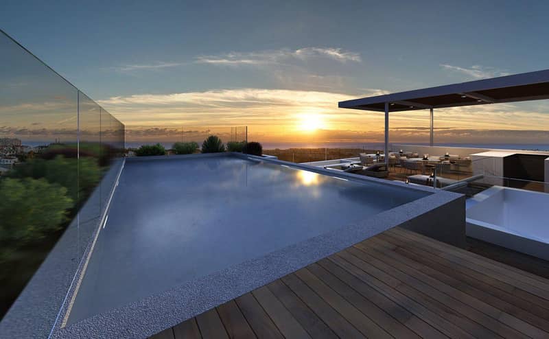 Modern residence with a swimming pool and a gym in the center of Paphos, Cyprus — photo 4