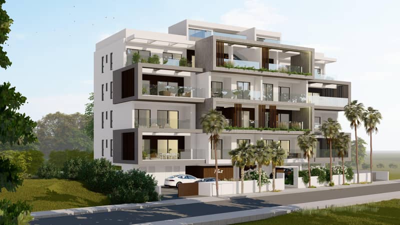 Modern residence with a swimming pool and gardens in the heart of Limassol, Cyprus — photo 2