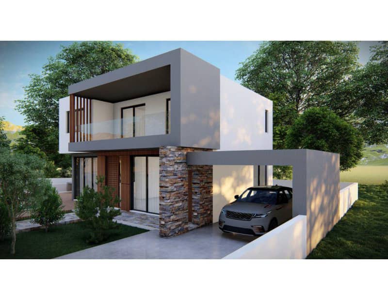 Villas with a panoramic view close to the center of Paphos, Tala, Cyprus — photo 7