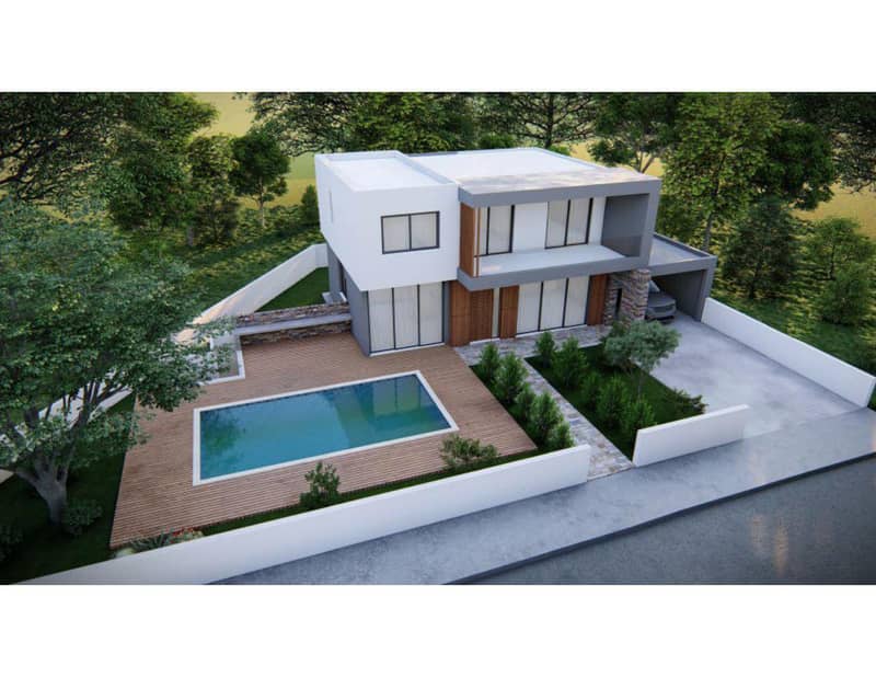 Villas with a panoramic view close to the center of Paphos, Tala, Cyprus — photo 9