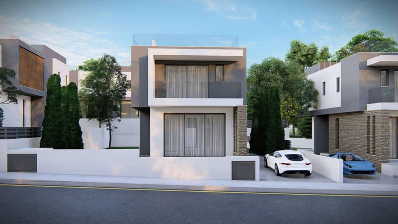 Villas with a panoramic view close to the center of Paphos, Tala, Cyprus — photo 9