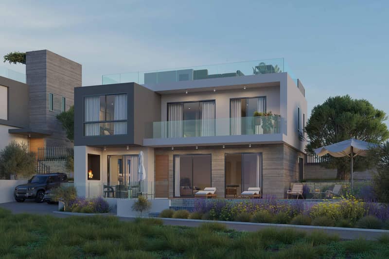 Luxury complex of villas with swimming pools, Konia, Cyprus — photo 8