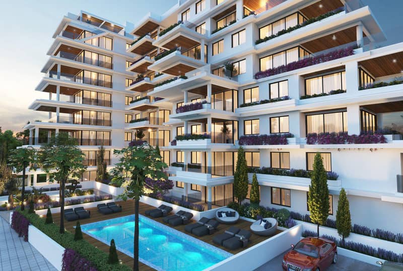 New residence with a swimming pool at 80 meters from the beach, Larnaca, Cyprus — photo 2