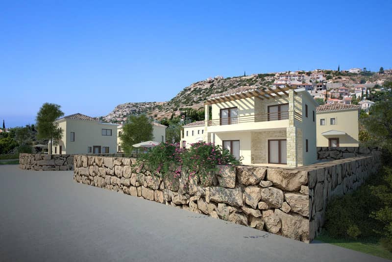 Complex of villas with swimming pools close to the beach, Payia, Paphos, Cyprus — photo 5