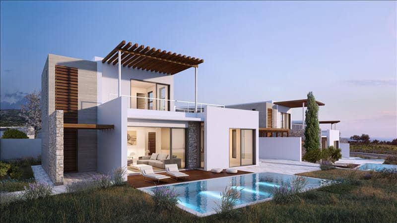 New complex of villas with gardens in a prestigious area, Peyia, Cyprus — photo 2