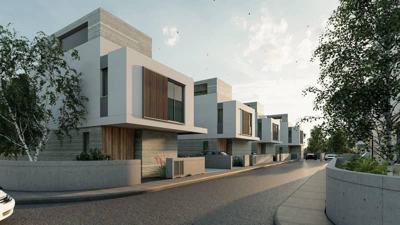 New complex of villas at 900 meters from the beach, Geroskipou, Cyprus — photo 6