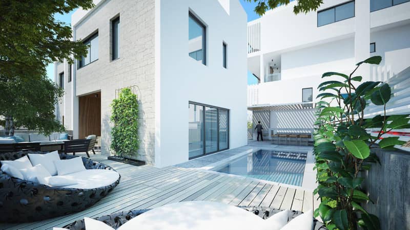 New residence with a swimming pool at 500 meters from the beach, Kato Paphos, Cyprus — photo 4