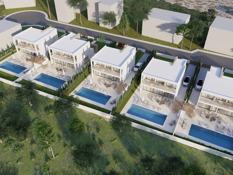 Beachfront complex of villas, Peyia, Cyprus — photo 9