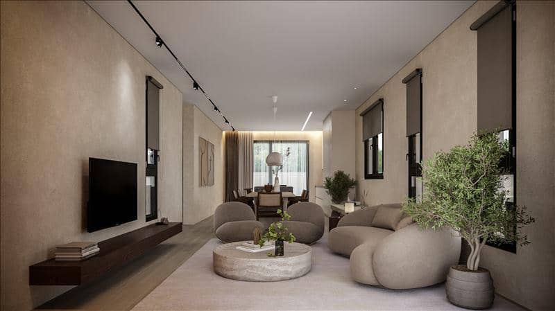 Новый комплекс вилл в 800 метрах от пляжа, Паралимни, Кипр — фото 5