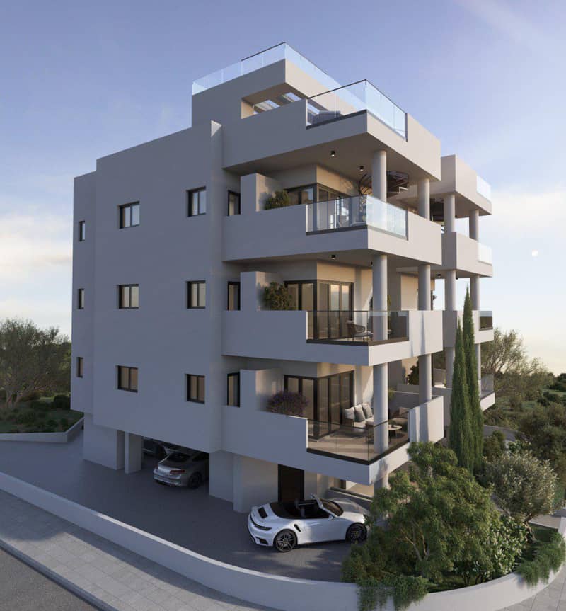 Small residential complex with terraces and parking spaces, in the prestigious area of Derineia, Cyprus — photo 3