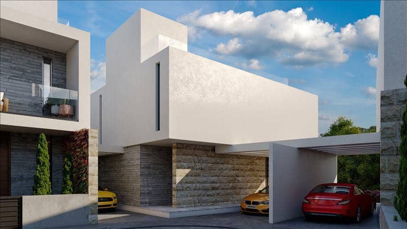 Complex of villas with a green area close to the center of Paphos, Cyprus — photo 6