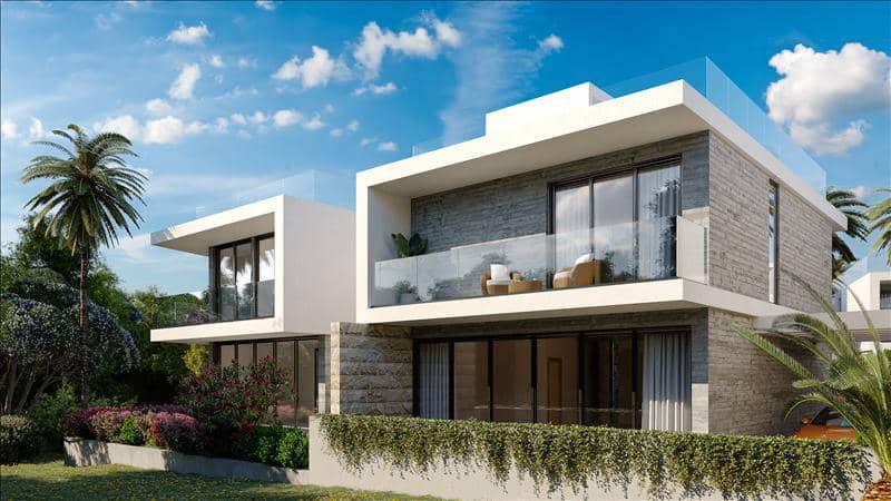 Complex of villas with a green area close to the center of Paphos, Cyprus — photo 3