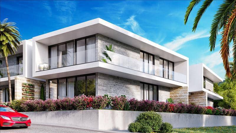Complex of villas with a green area close to the center of Paphos, Cyprus — photo 3