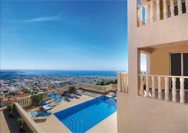 Complex of villas with swimming pools close to the beach, Peyia, Cyprus — photo 11