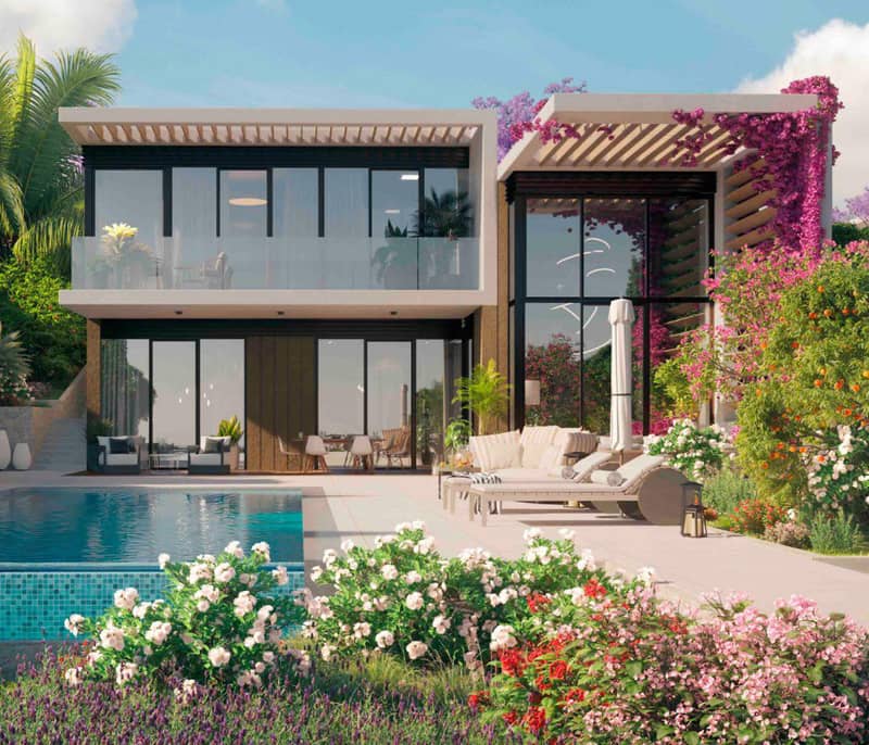 Gated complex of villas with swimming pools, gardens and panoramic views, Paphos, Cyprus — photo 4
