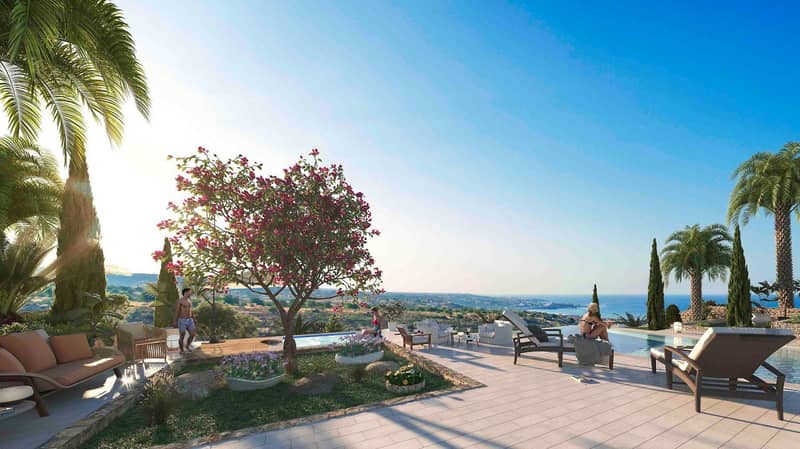 Gated complex of villas with swimming pools, gardens and panoramic views, Paphos, Cyprus — photo 12
