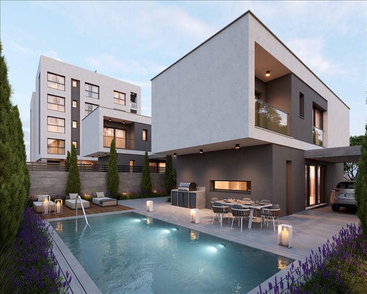 New complex of villas and apartments with an underground parking close to the center of Limassol, Agios Athanasios, Cyprus — photo 6
