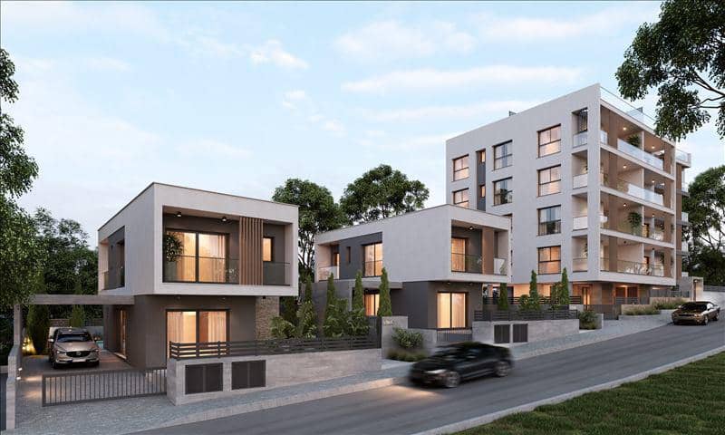 New complex of villas and apartments with an underground parking close to the center of Limassol, Agios Athanasios, Cyprus — photo 5