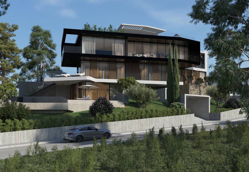 New three-storey villa with swimming pools and a spa area at 290 meters from the sea, Agios Tychonas, Cyprus — photo 2