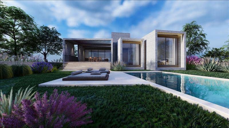 New villa with a swimming pool, a garden and a panoramic view in the prestigious area of Sea Caves, Peyia, Cyprus — photo 2