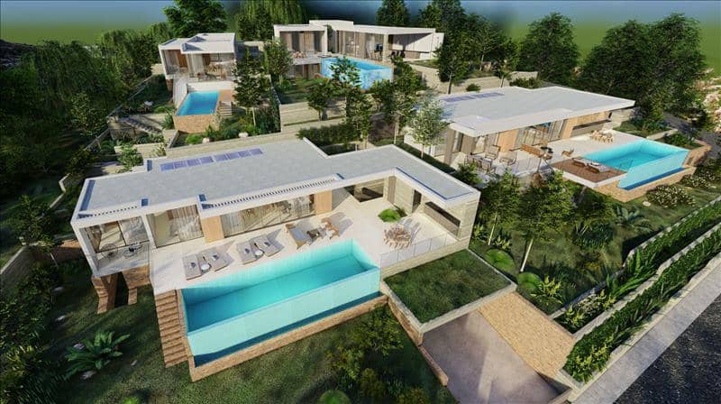 Новый комплекс вилл с бассейнами и панорамными видами, Кония, Кипр — фото 2
