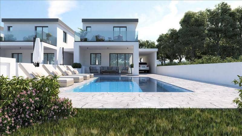 New complex of villas with swimming pools in a prestigious area, Livadia, Cyprus — photo 11