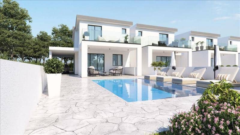 New complex of villas with swimming pools in a prestigious area, Livadia, Cyprus — photo 13