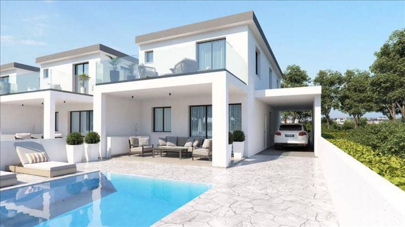 New complex of villas with swimming pools in a prestigious area, Livadia, Cyprus — photo 2