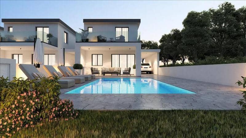 New complex of villas with swimming pools in a prestigious area, Livadia, Cyprus — photo 12