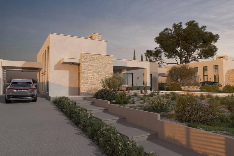 New complex of villas with swimming pools close to the center of Limassol, Cyprus — photo 14