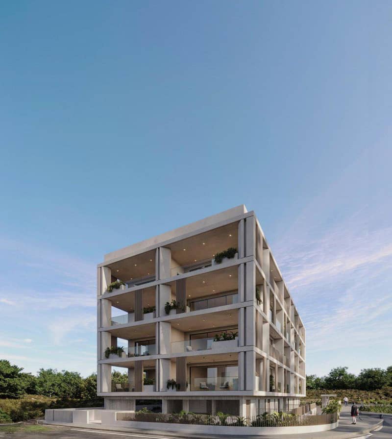 Apartments in a new gated community with a business center and restaurant in the center of Paphos, Cyprus — photo 7