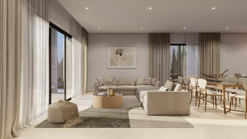 New complex of villas with swimming pools at 500 meters from the sea, Paphos, Cyprus — photo 5